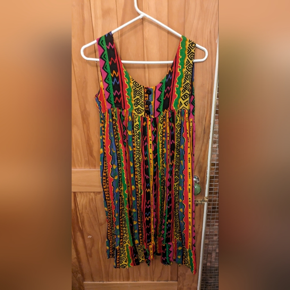 Vintage Pier 1 Imports Midi Sun Dress